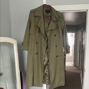 Banana Republic Olive Green Trench Coat